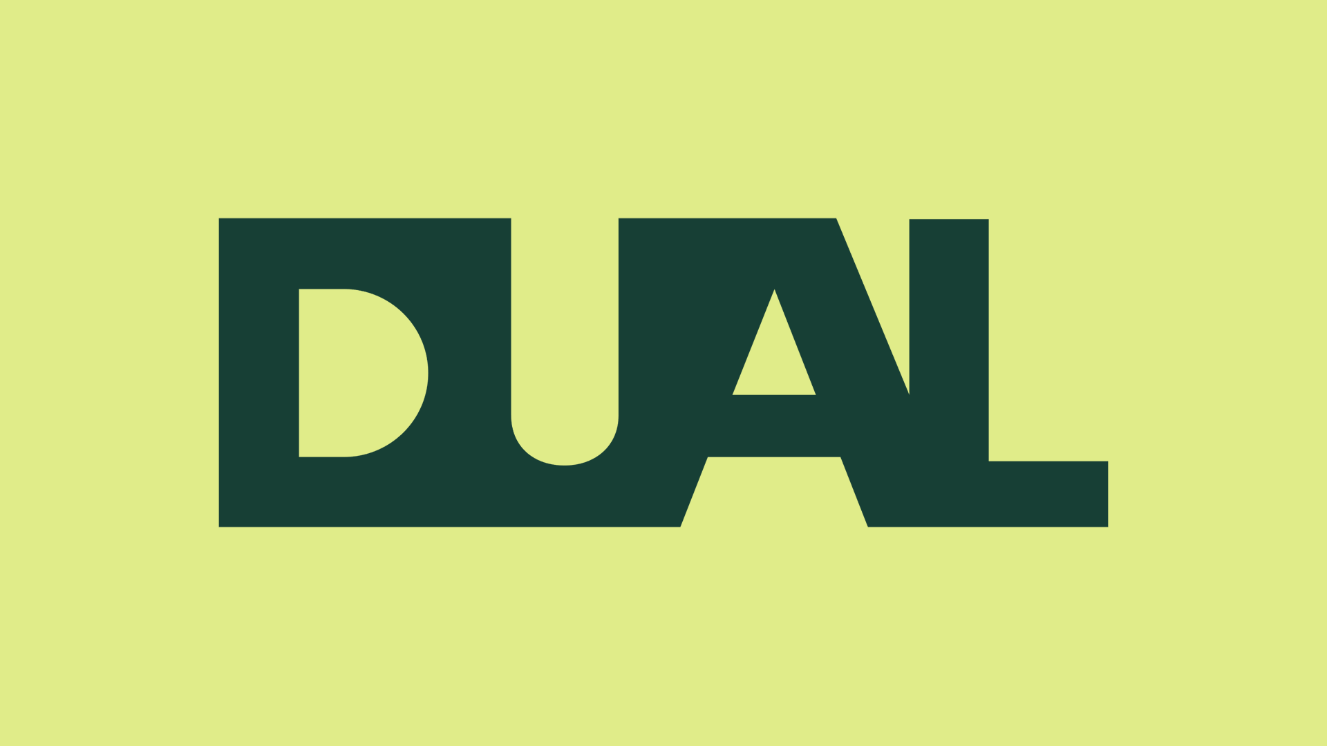 DUAL Logo green