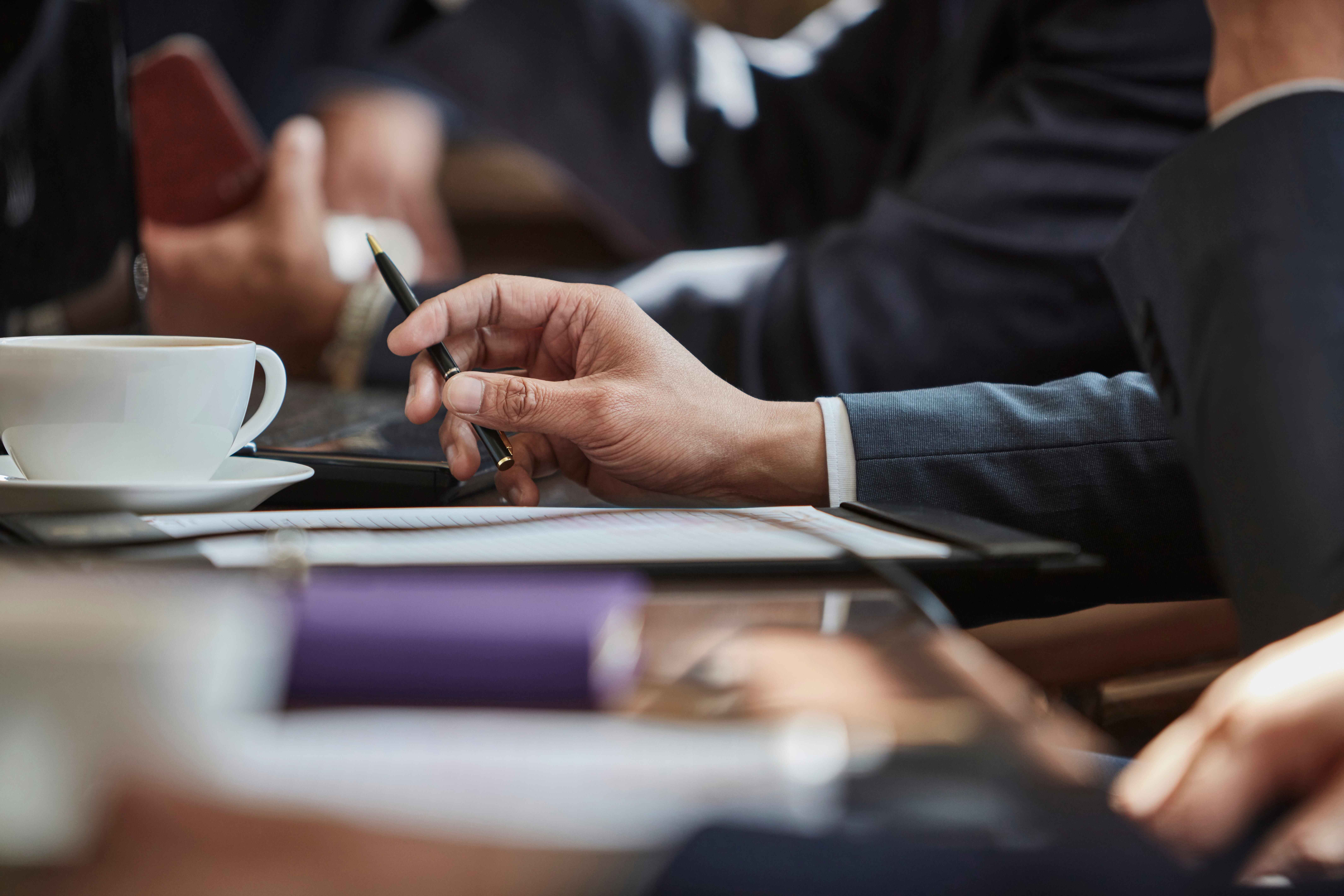 Businessman meeting