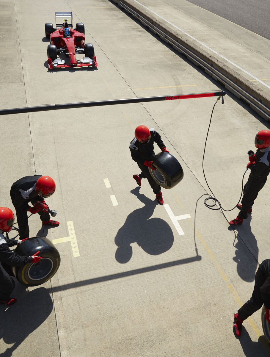 Formula 1 pit-stop