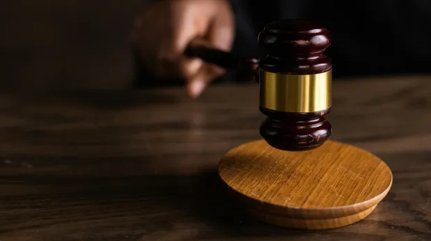 Law gavel