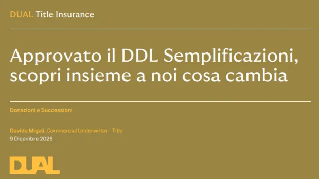 DDL Semplificazioni